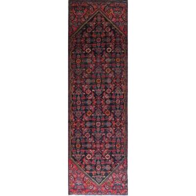 Persian hamedan Authentic Traditonal Vintage Rug 10'6"x2'10" Retail $3112