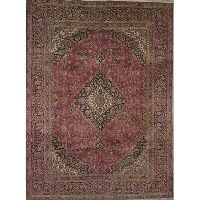 Persian mashad Authentic Traditonal Vintage Persian Rug 11'10"x7'9" Retail $8194