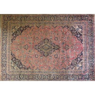 Persian mashad Authentic Traditonal Vintage Persian Rug 10'1"x7'1" Retail $9231