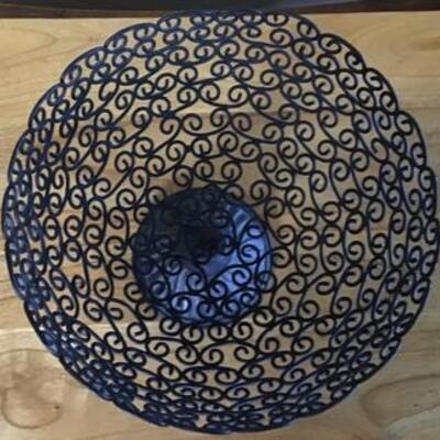 K109 - Footed Wrought Iron Bowl