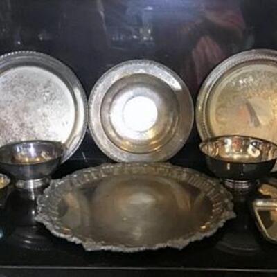 K115 - Lot of Silver Plate Items - 8 Pcs Total