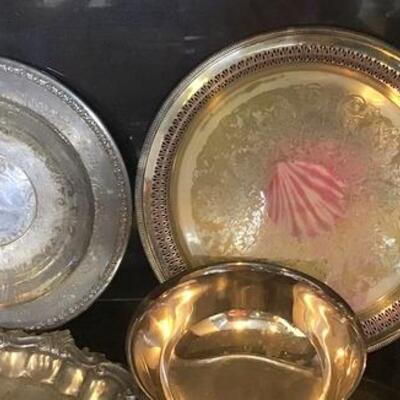 K115 - Lot of Silver Plate Items - 8 Pcs Total
