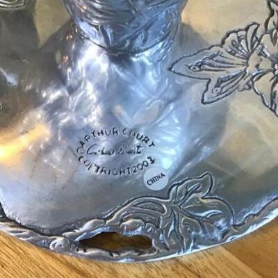 K130 - Arthur Court Covered Glass Serving Dish