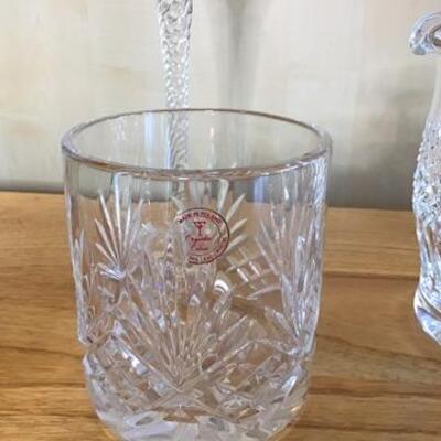 K14 - 6 Pc Lot of Glassware - Waterford Pitcher & More