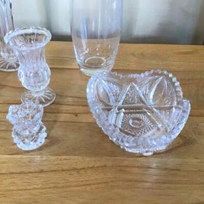K156 - (6) Pc Clear Glass Lot