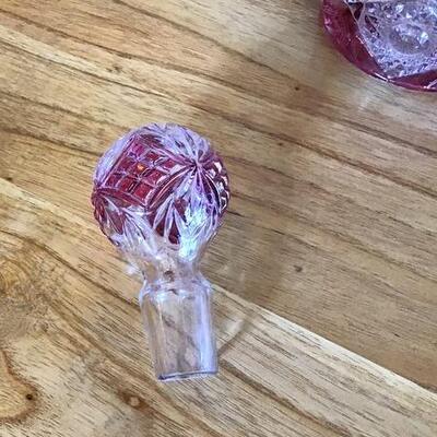 K157 - Glass Owl Pitcher & Glass Decanter