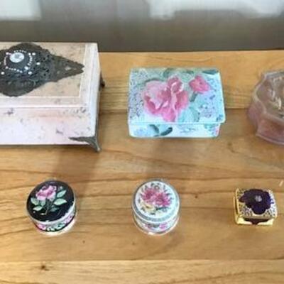 K159 - (6) Trinket Boxes