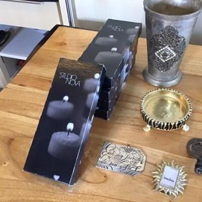 K160 - Mirror Tile Vase, Tealights, Candle Holder + more