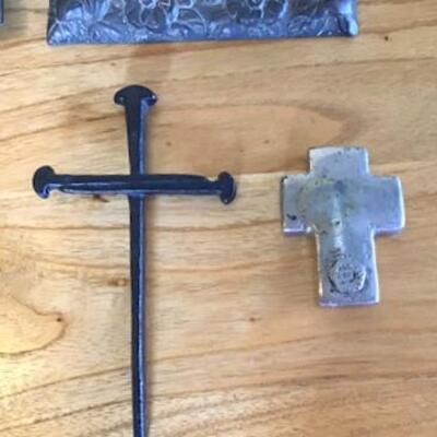 K165 - Jan Barboglio Cross & Metalware Lot