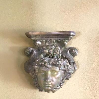 K169 - Grecian Wall Decor/Shelf