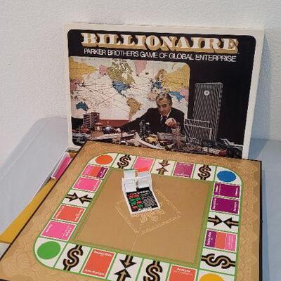Lot 1: Vintage BILLIONAIRE Board Game
