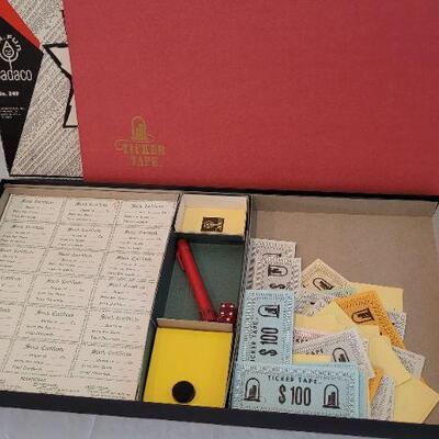 Lot 3: Vintage TICKER TAPE Board Game