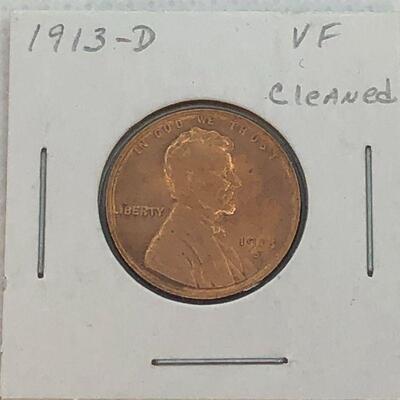 Lot 11 - 1913 D  Lincoln Wheat Penny