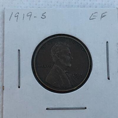 Lot 15 - 1919 S  Lincoln Wheat Penny