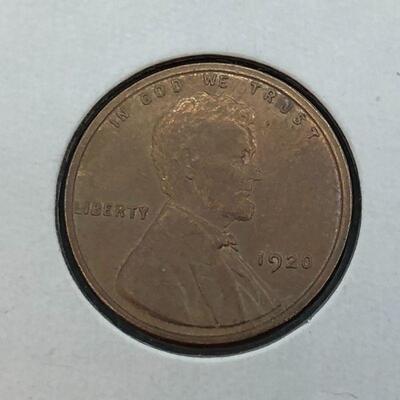 Lot 16 - 1920  Lincoln Wheat Penny
