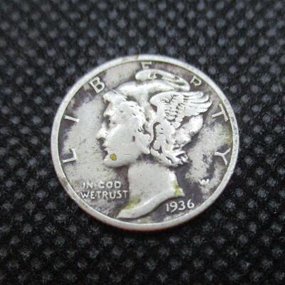 Lot 36 - 1936 Mercury Dime