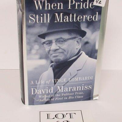 Vince Lombardi Book "When Pride Still Mattered" 1999