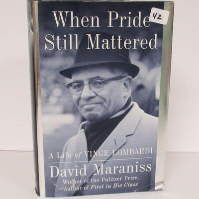 Vince Lombardi Book "When Pride Still Mattered" 1999