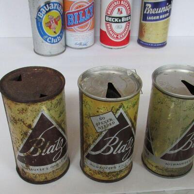 13 Vintage Beer Cans  Read Description for More Details