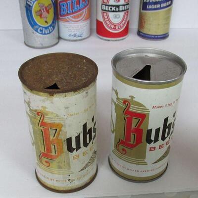 13 Vintage Beer Cans  Read Description for More Details