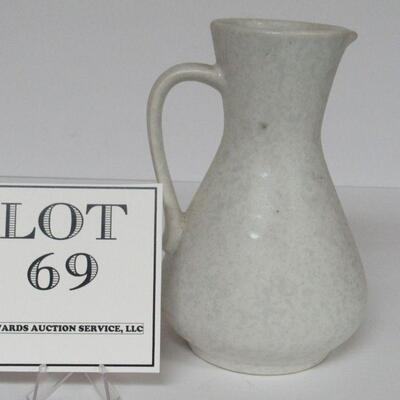 Vintage West Germany Handled Pitcher Hand Painted