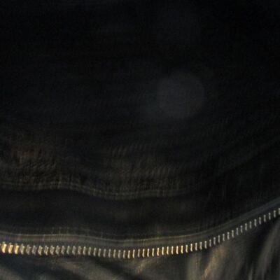 Black Canvas and leather Prada Handbag