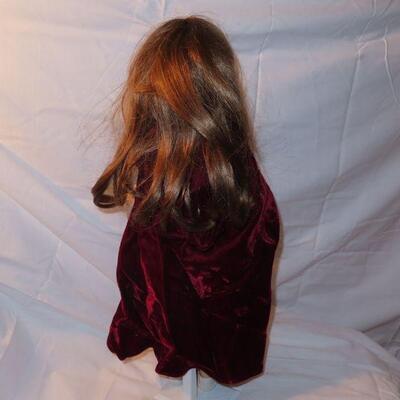 Porcelain Doll Flowered Dress