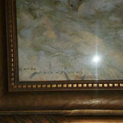 Large W. Lee Hankey painting