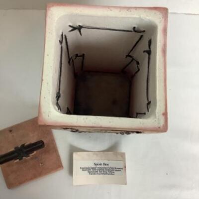K - 102 Signed by Christine Adcock, Hand- built Spirit Box