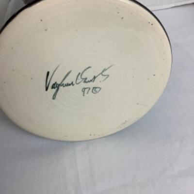 K - 106 Signed Artisan Glazed Pottery