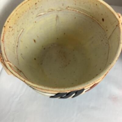 K - 128 Three Pieces Of Pottery Created / Signed by the Craftsman Schlag