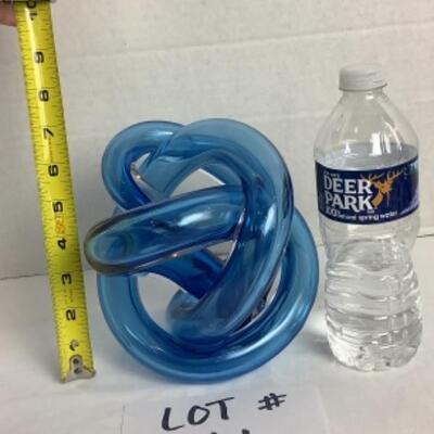 K - 131  Hand Blown Glass Knot by SKLO 
