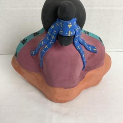 K - 134  Signed by Pottery/Clay Artist Juan Sandoval aka Joshua Abraham