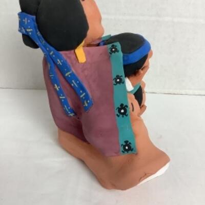K - 134  Signed by Pottery/Clay Artist Juan Sandoval aka Joshua Abraham