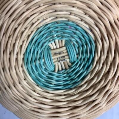 K - 135  Signed & Hand Made Basket by Janice A. Larson 