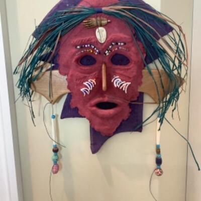 K - 137 Artisan Crafted Tribal Mask 