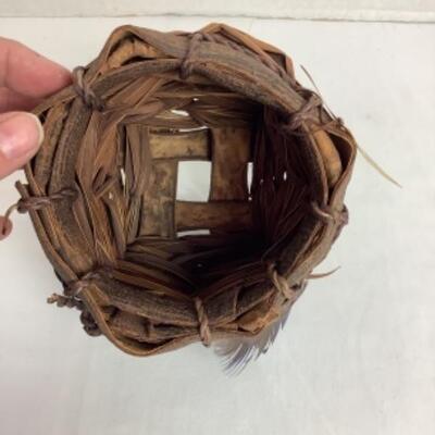 K - 138 Hand Crafted Tribal Basket by Susan W. Kilmer  