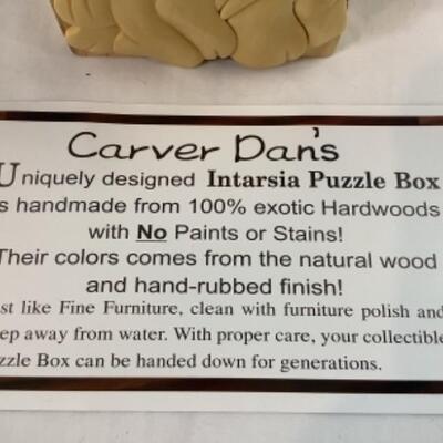 K - 139  Carver Danâ€™s Wooden Puzzle Box