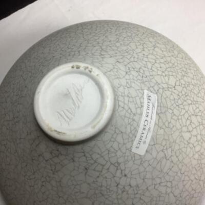 N - 147  Signed / Crafted by Mahler Ceramics Vase 