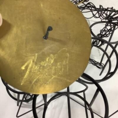 N -153. Signed by Thomas Abstract Wire Drummer