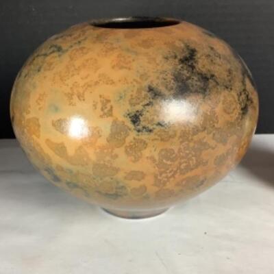 N - 158. Two Artisan Signed Pieces 