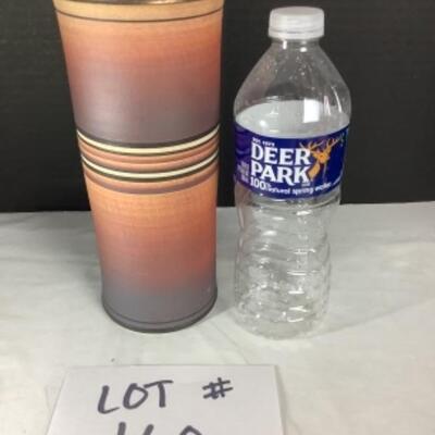 N - 160 Artisan Signed Stoneware Vase  ( Kimos â€˜87 ? ) 