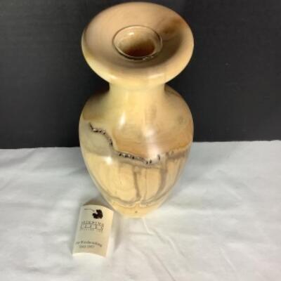 N - 162 Artisan Crafted Aspen Wood Bud Vase 