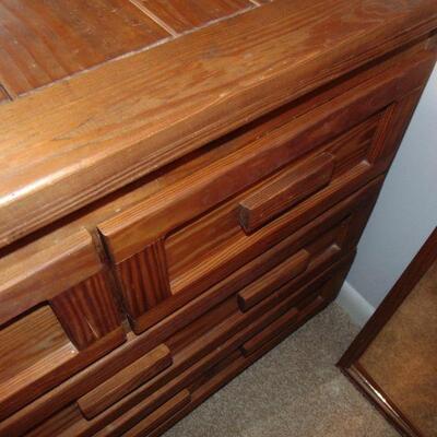 Vintage This End Up Dresser with Mirror