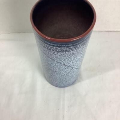 N - 168 Taylor Backes Signed Original Hand Blown Art Glass Vase 