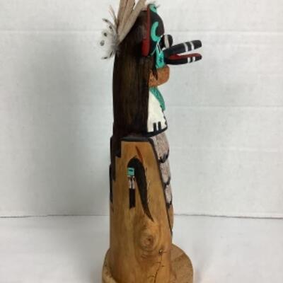 N - 170 Hopi Kachina Doll Signed / Crafted by Alfred K Honeyestewa