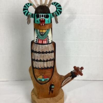 N - 170 Hopi Kachina Doll Signed / Crafted by Alfred K Honeyestewa