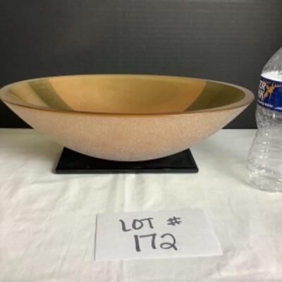 N - 172 Signed / Created by Stephen Schlanser 1997. # 03, Artifact Bowl-Long & Sleek 