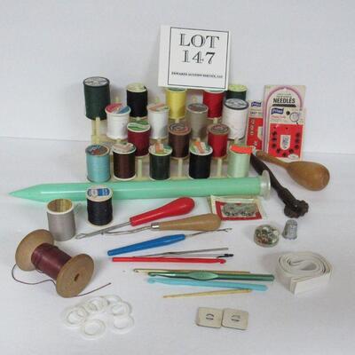 Lot of Sewing Crochet & Craft Items