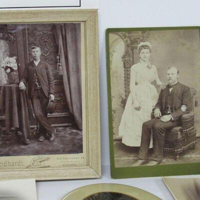 Lot of Antique Piotos, 2 Framed